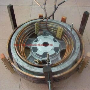 Inductie-verwarming-aluminium-auto-naaf voor wielen