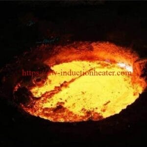صهر النحاس النحاسي بالحث الحثي
