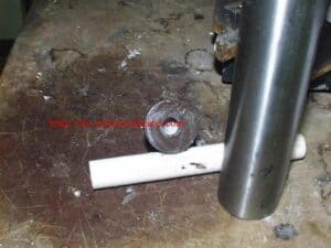 brazing carbide to shaft