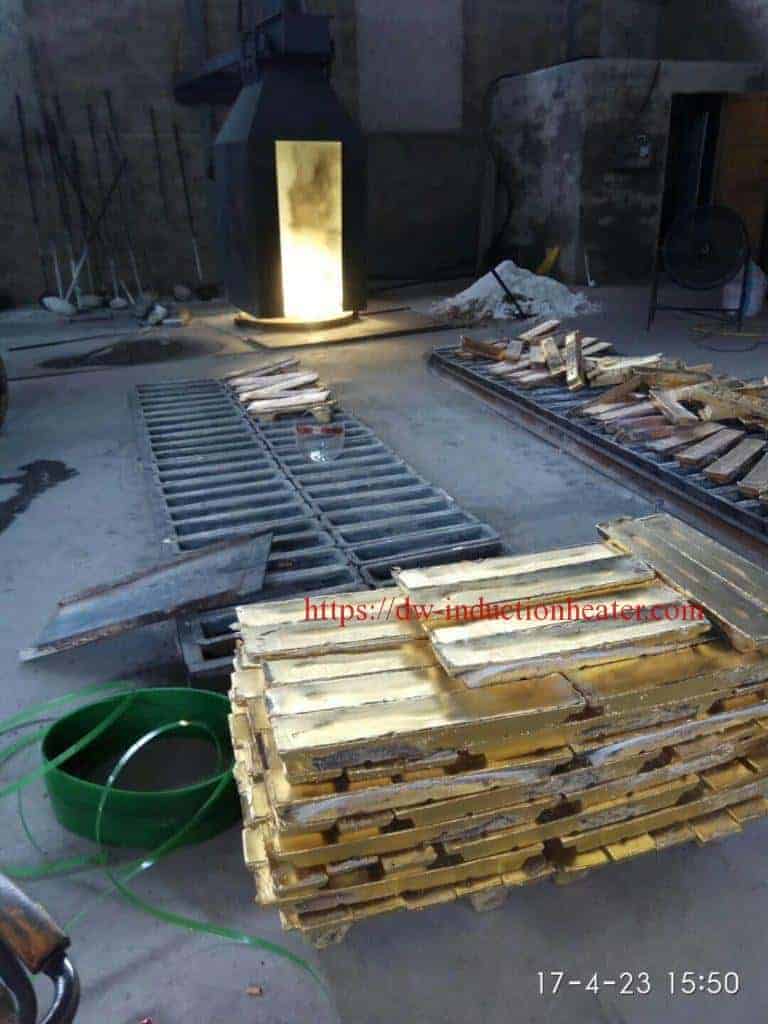 induction brass copper melting furnace