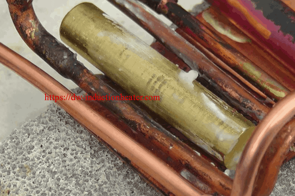 induction brazing brass copper