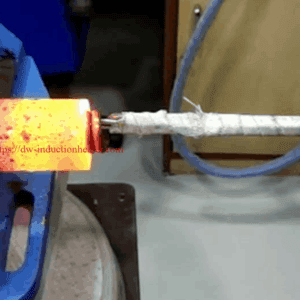 chauffage par induction de l'alésage d'un tube d'acier