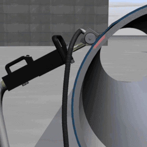 RPR Induction Pipeline Coating Removal Anwendung