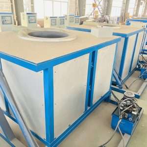 100-5000kg hidrolik devirme bakır eritme indüksiyon ocağı