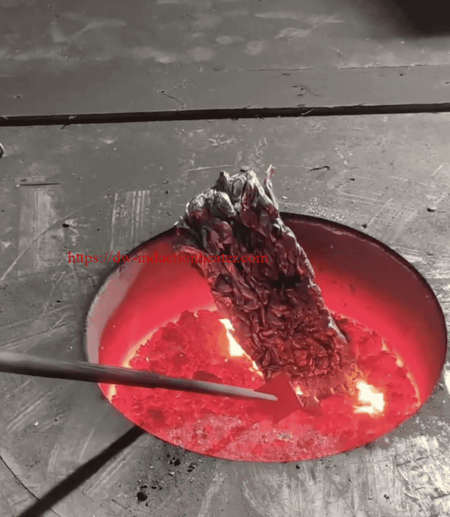 aluminum cans melting induction furnace for recycling